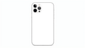 iPhone Mockup — Isolated Back Plain — PNG Mockup Template | bulkmockup | For App & Web Designers | MockupBulk