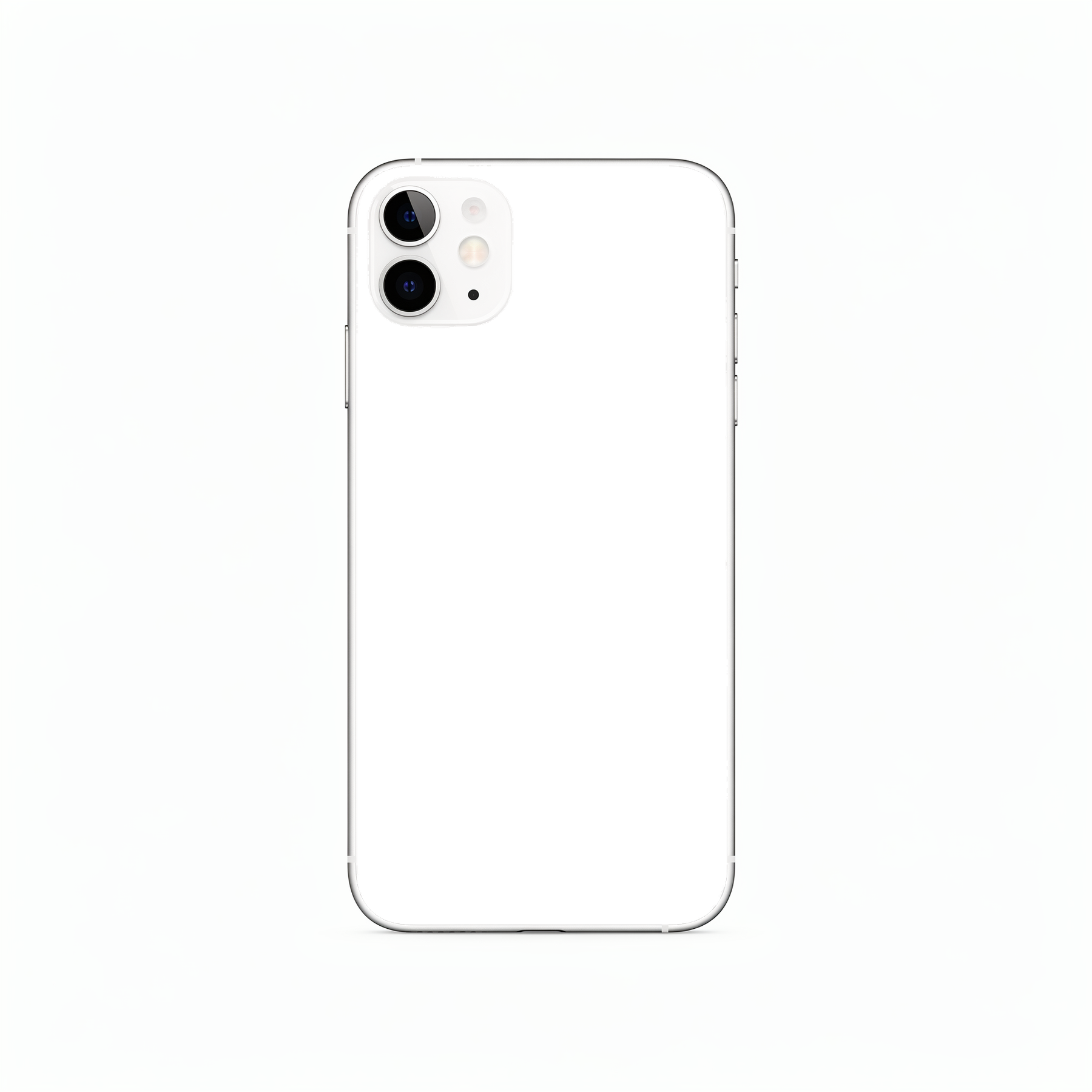 iPhone Mockup — Isolated Back Plain — Screen Mockup PNG | bulkmockup Download | For UI/UX Designers | MockupBulk
