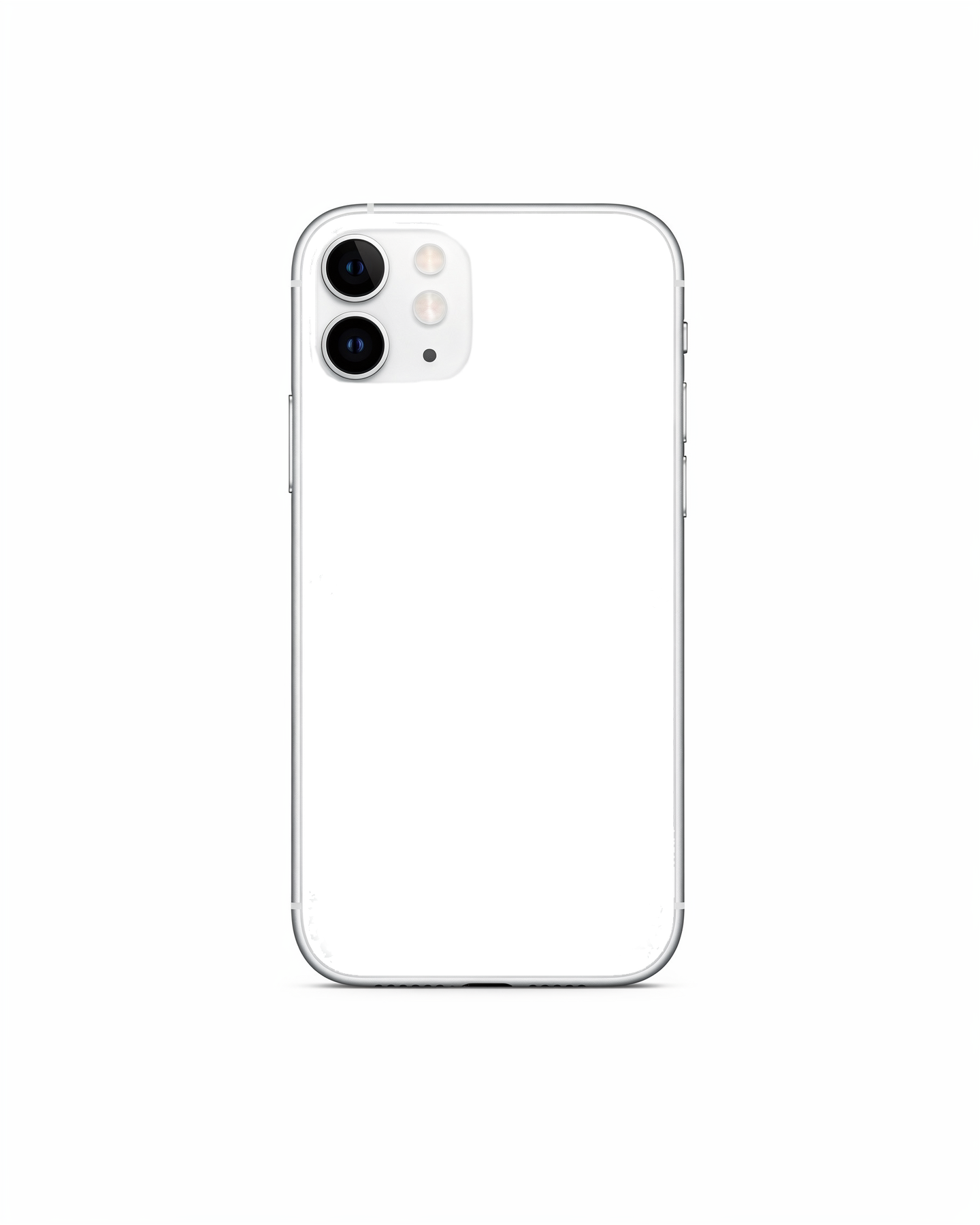 iPhone Mockup — Isolated Back Plain — Screen Mockup PNG | bulkmockup Download | For UI/UX Designers | MockupBulk