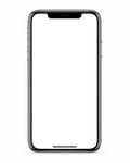 iPhone Mockup | Isolated Front Flat Portrait | High-Res PNG Mockup | bulkmockup | Commercial Licence | MockupBulk