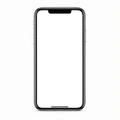 iPhone, Isolated Front With Shadow | High-Res PNG Mockup | bulkmockup | Commercial Licence | MockupBulk
