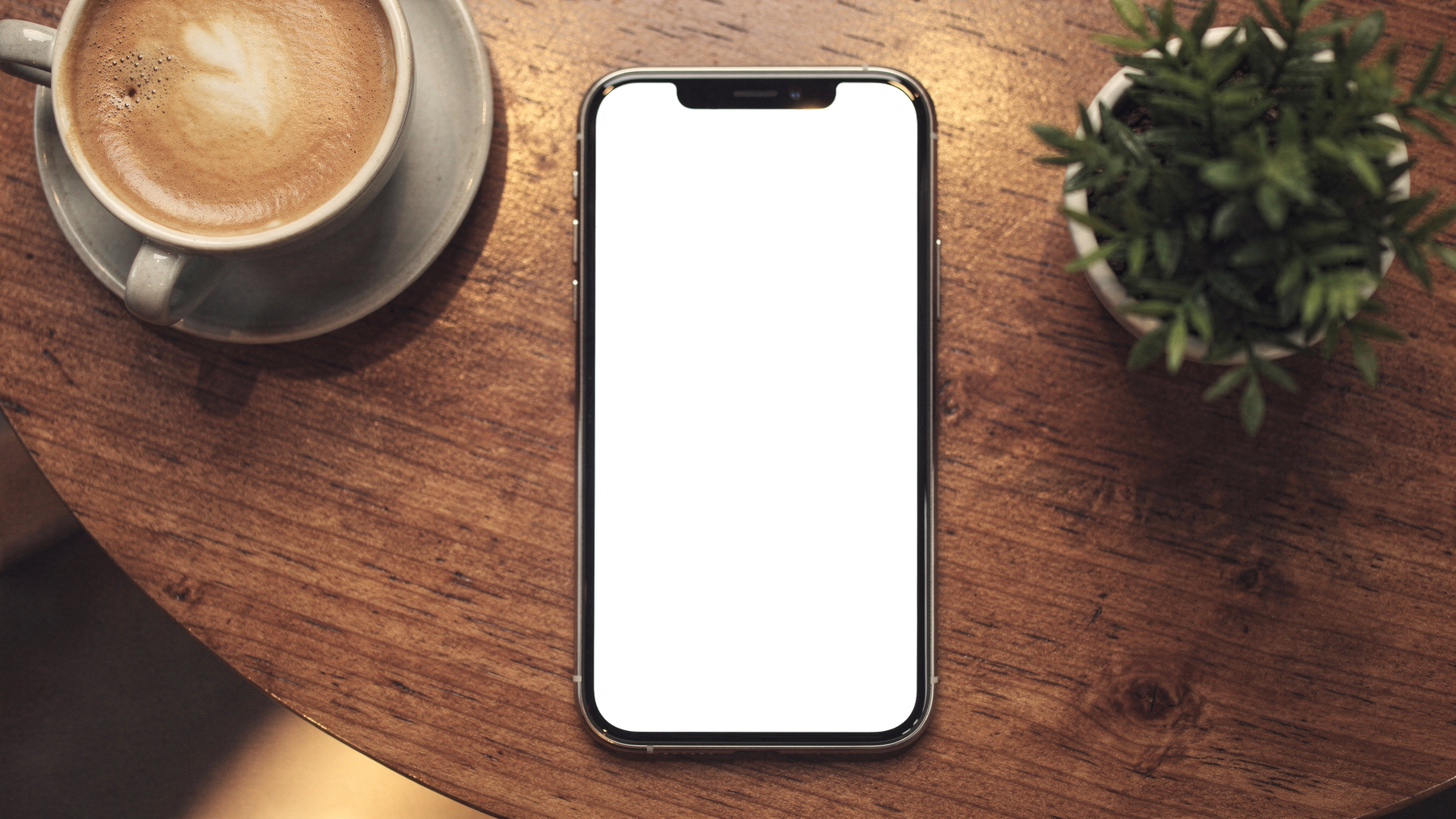 No P Cafe Table Coffee iPhone Mockup | Screen Mockup PNG | bulkmockup Download | For UI/UX Designers | MockupBulk