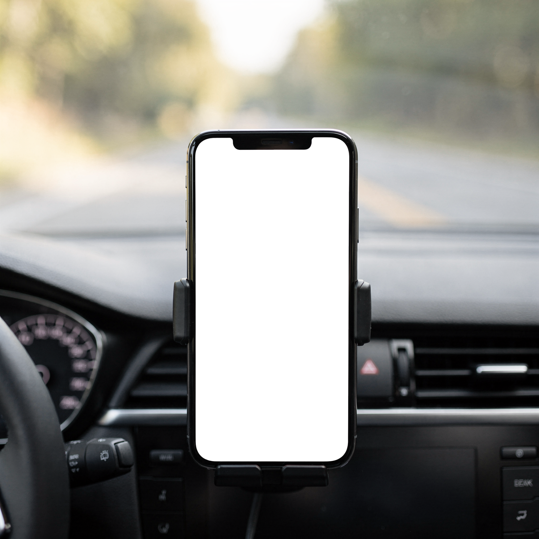 iPhone, No P Car Dash Drive | High-Resolution Transparent PNG | bulkmockup | Commercial Use | MockupBulk