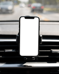 iPhone, No P Car Dash Drive | PNG Mockup Template | bulkmockup | For App & Web Designers | MockupBulk