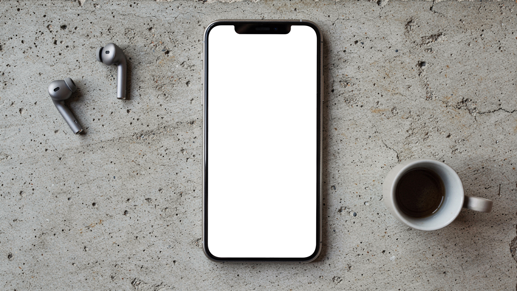 No P Concrete Industrial iPhone Mockup | bulkmockup PNG Template | Transparent Display | Commercial Use | MockupBulk