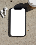 iPhone Mockup | No P Concrete Industrial | PNG Screen Template | bulkmockup Instant Download | Commercial Licence | MockupBulk