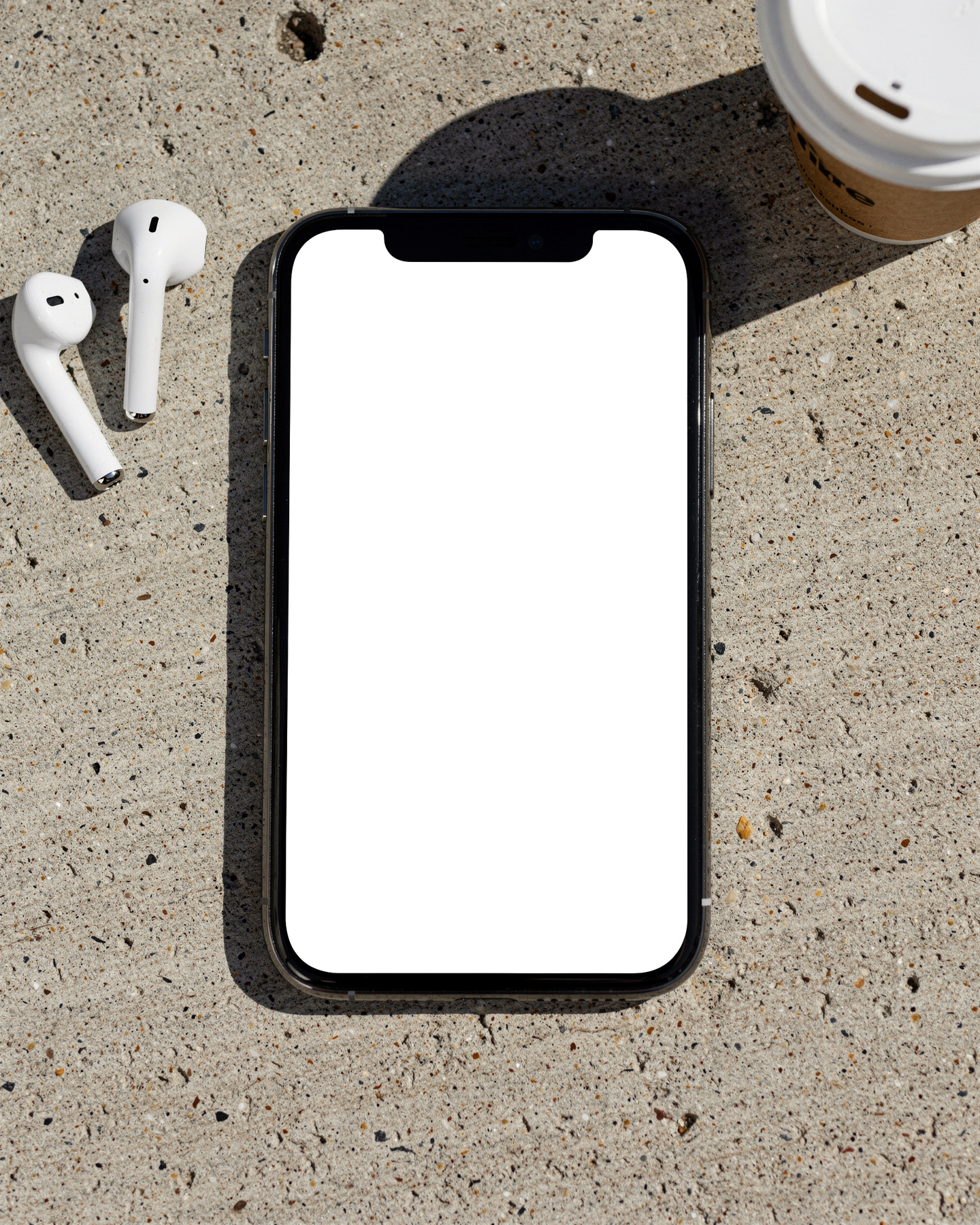 iPhone Mockup | No P Concrete Industrial | PNG Screen Template | bulkmockup Instant Download | Commercial Licence | MockupBulk