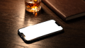 iPhone, No P Desk Dark Moody | PNG Mockup Template | bulkmockup | For App & Web Designers | MockupBulk