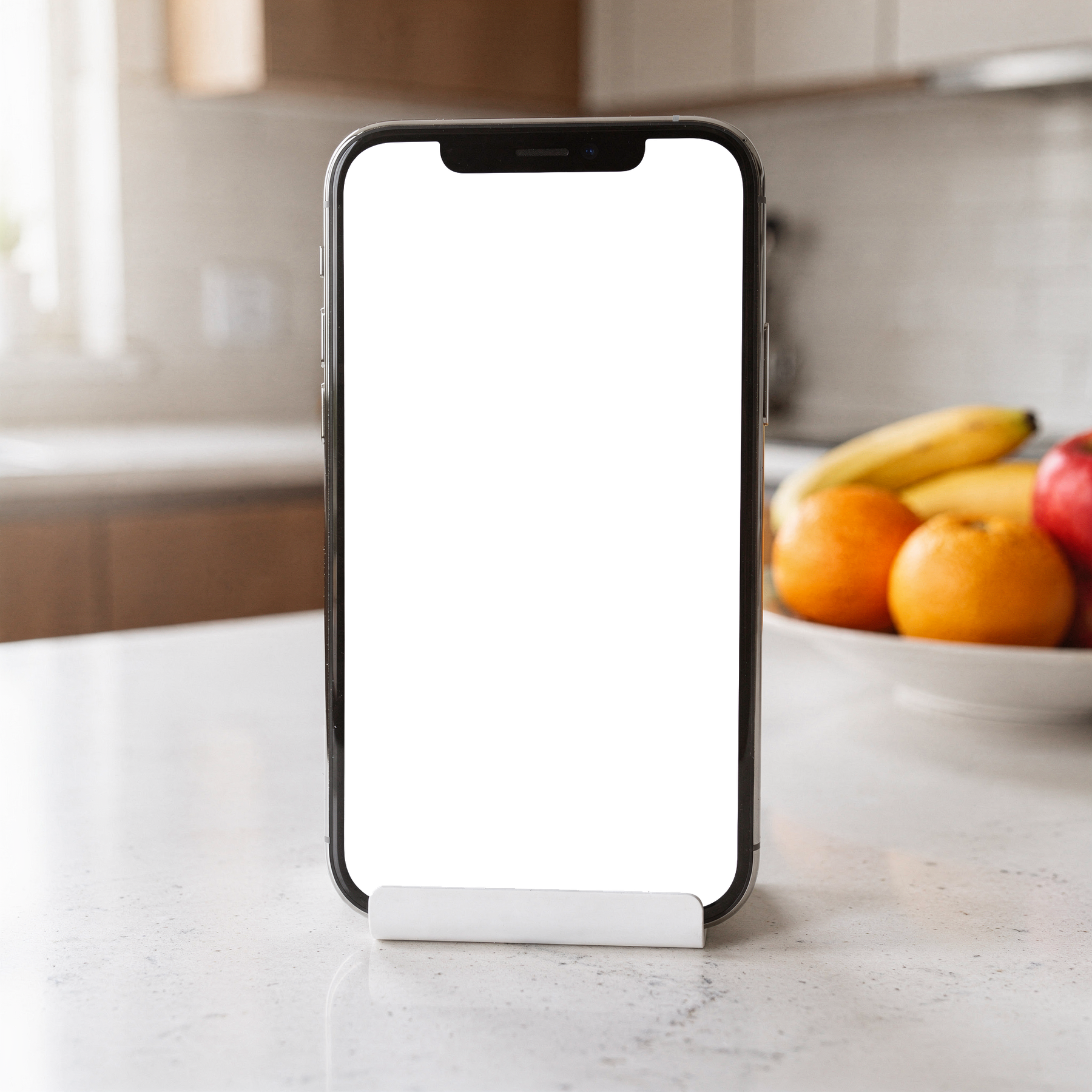 iPhone Mockup | No P Kitchen Counter Stand | bulkmockup Transparent Mockup | PNG Download | Commercial Use | MockupBulk