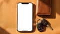iPhone Mockup | No P Leather Wallet | Device Screen PNG | bulkmockup Template | For Portfolio & Showcase | MockupBulk
