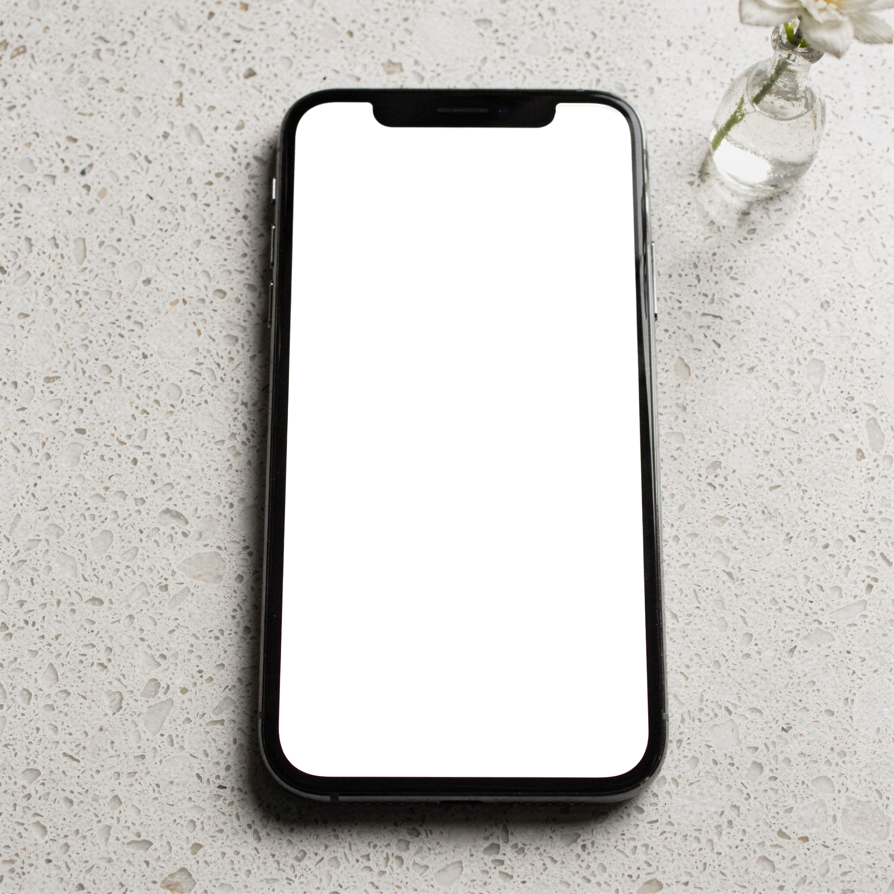 iPhone, No P Terrazzo Modern | High-Resolution Transparent PNG | bulkmockup | Commercial Use | MockupBulk
