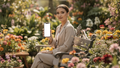 iPhone, People Garden Woman Flowers | High-Res PNG Mockup | bulkmockup | Commercial Licence | MockupBulk